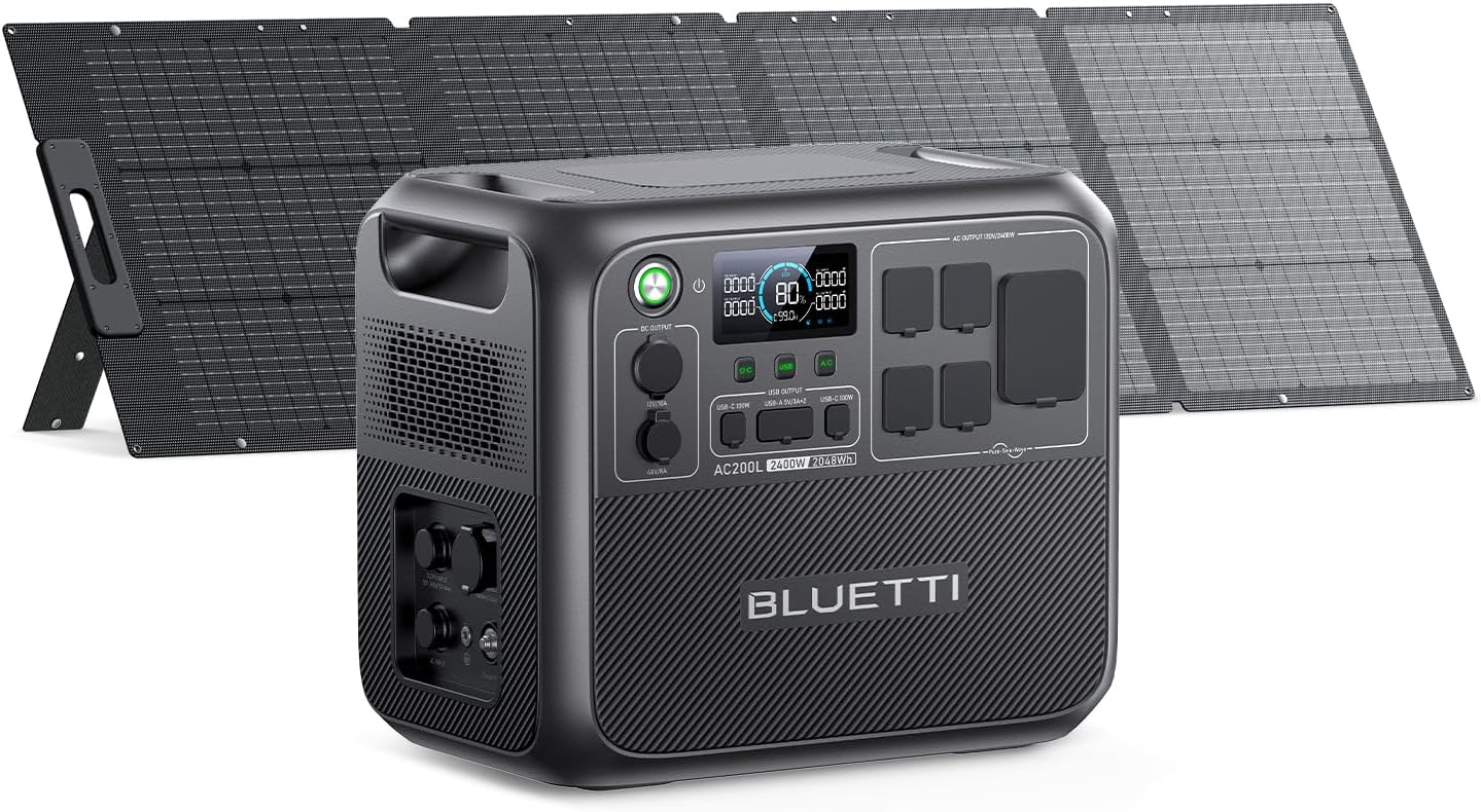 Bluetti AC200L + 200W Panel